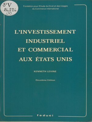 cover image of L'investissement industriel et commercial aux États-Unis